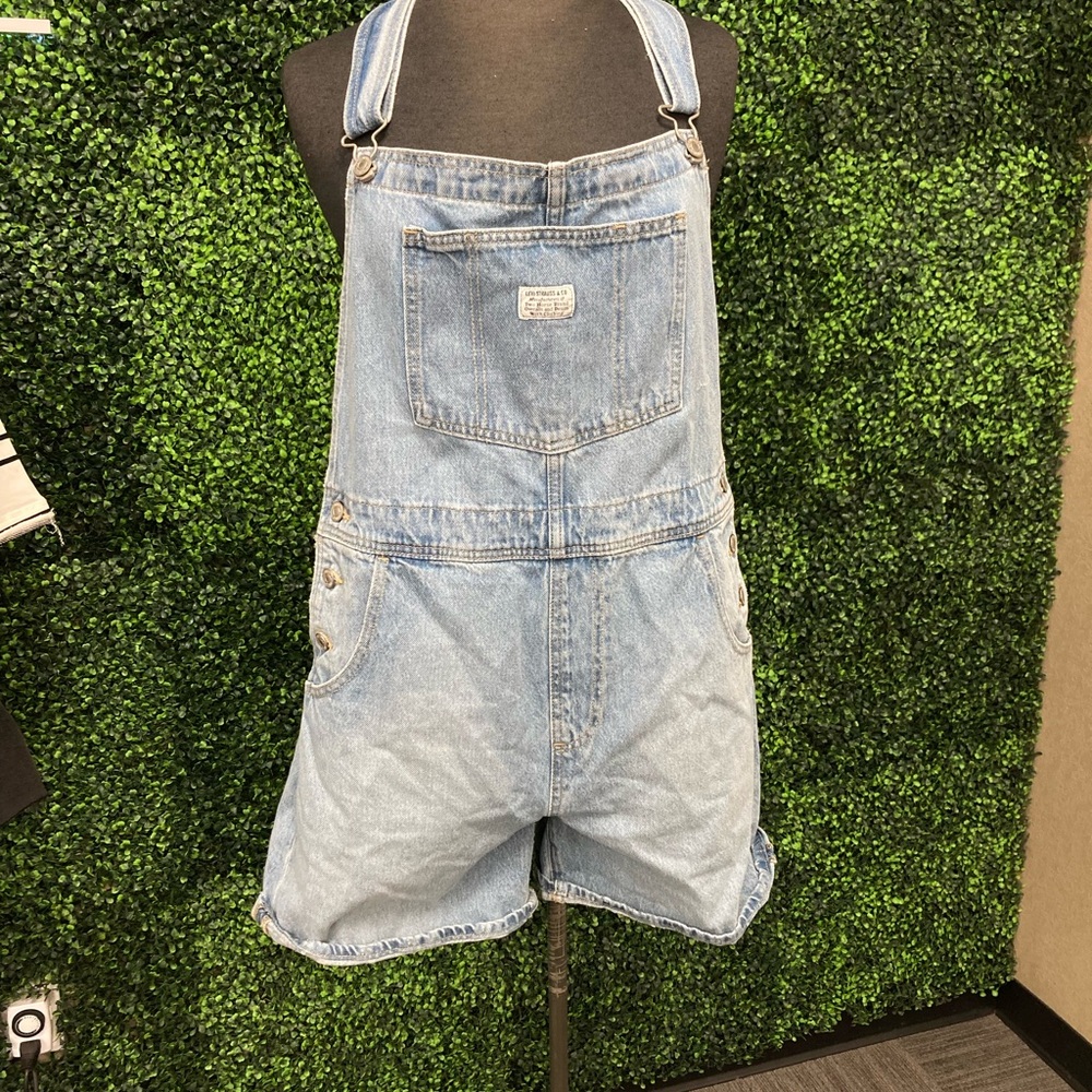 Light Blue Levi Denim Overalls